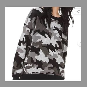 Michael Michael Kors Oversized Camo Knit Sweater